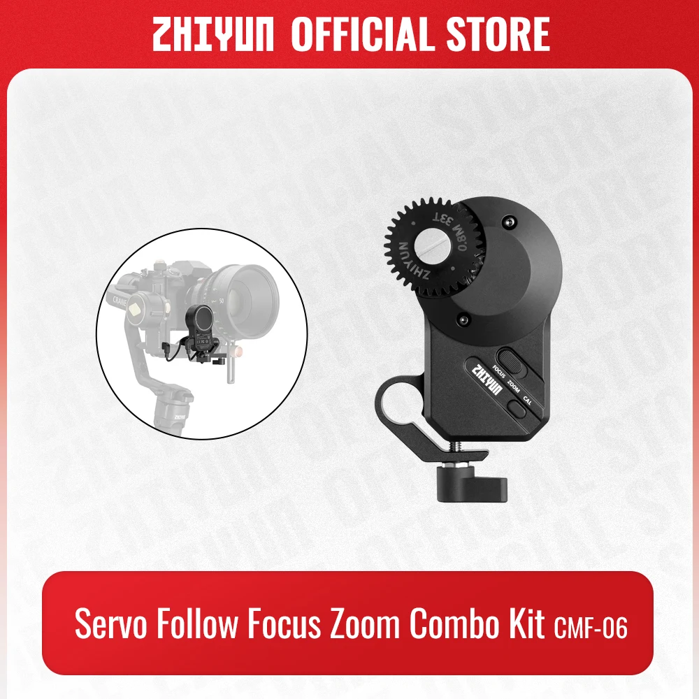 Zhiyun Ufficiale Cmf-06 Servo Follow Focus Zoom Combo Kit Per Gru 4/2S/3S / Weebill 3S/3/2/S Accessori Stabilizzatori Palmari