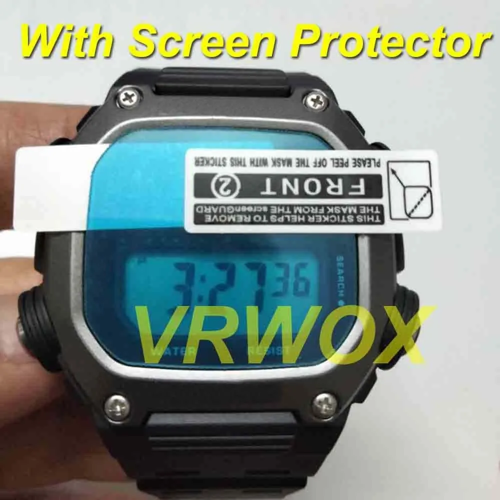 2-3Pc Protector Per Dw-291 Dw-290 Ae-1200 Gw-9400 Gw-6900 7900 9300 Dw-9052 9000 W-735 Watch Clear Tpu Nano Antideflagrante