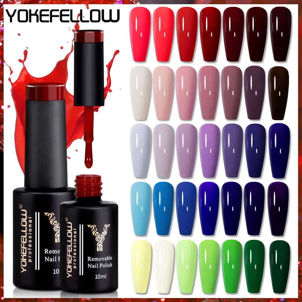 Yokemid 10Ml Smalto Per Unghie Gel 2023 Più Nuovo Colore Gel Per Moda 122 Colori Smalto Semipermanente Per Unghie Per Salone