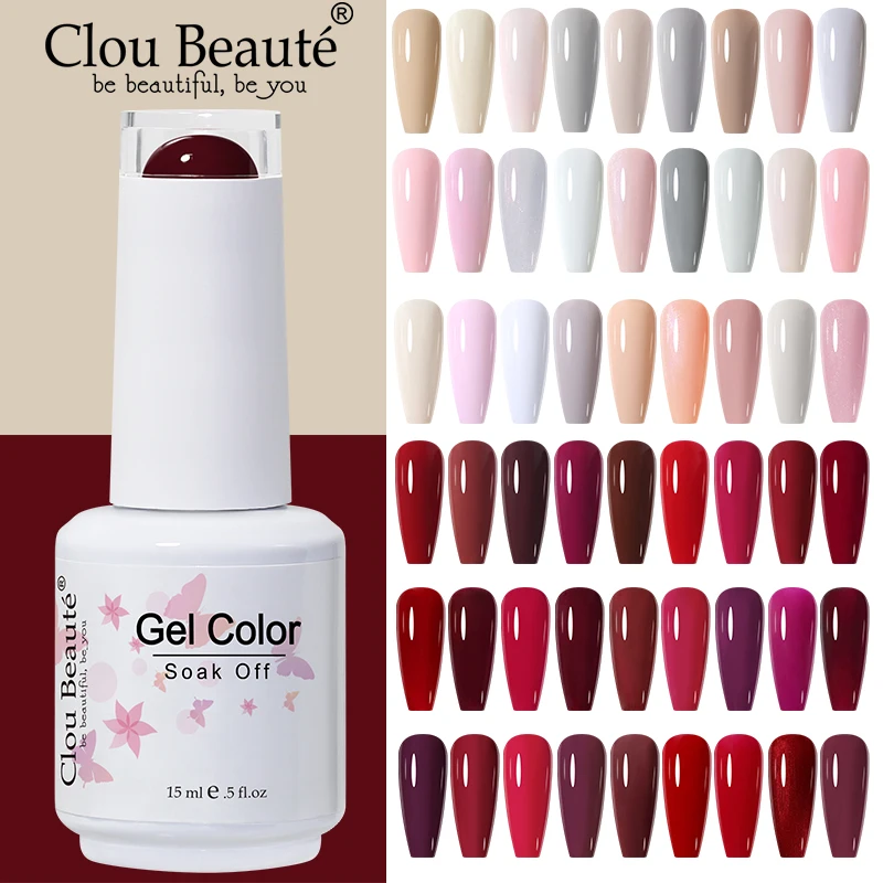 Evidenziare Beaute 15Ml Smalto Per Unghie Gel Scuro Chiaro Vernis Gel Uv Semi Permanente Nail Art Lakiery Hybrydoe Manicure Gel Colla Ongle