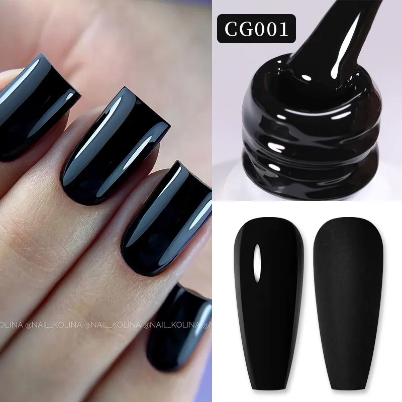 Born Pretty Black White Colors Gel Nail Polish 10Ml Soak Off Uv Led Gel Nail Art Design Fai Da Te Vernici Semipermanenti Manciure