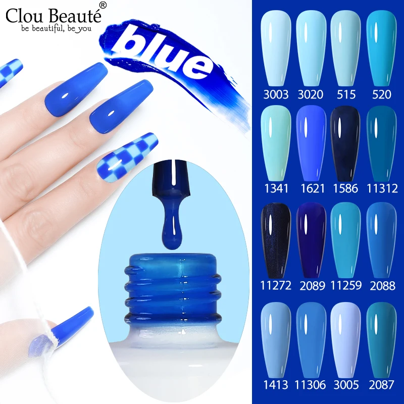 Evidenziare Beaute 15Ml Smalto Per Unghie Gel Di Colore Blu Vernis Gel Uv Semi Permanente Nail Art Lakiery Hybrydoe Per Smalto Gel Per Manicure