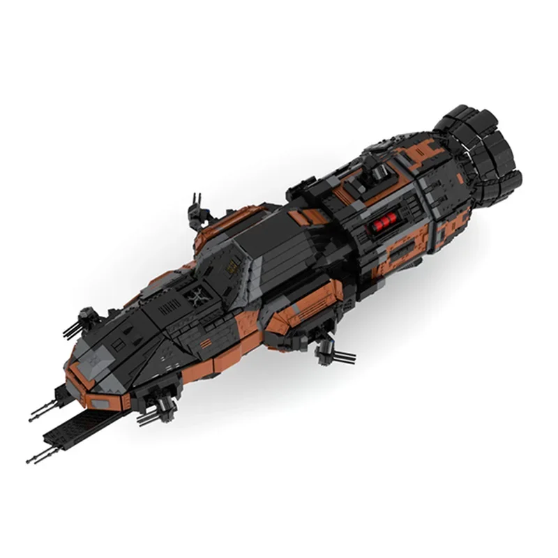 Moc High-End Mcrn Tachi Rocinante-Corvette-Class Light Frigate Building Blocks Kit Expse Ecf-270 Mcrn Tachi 46313 Spacesip Toy