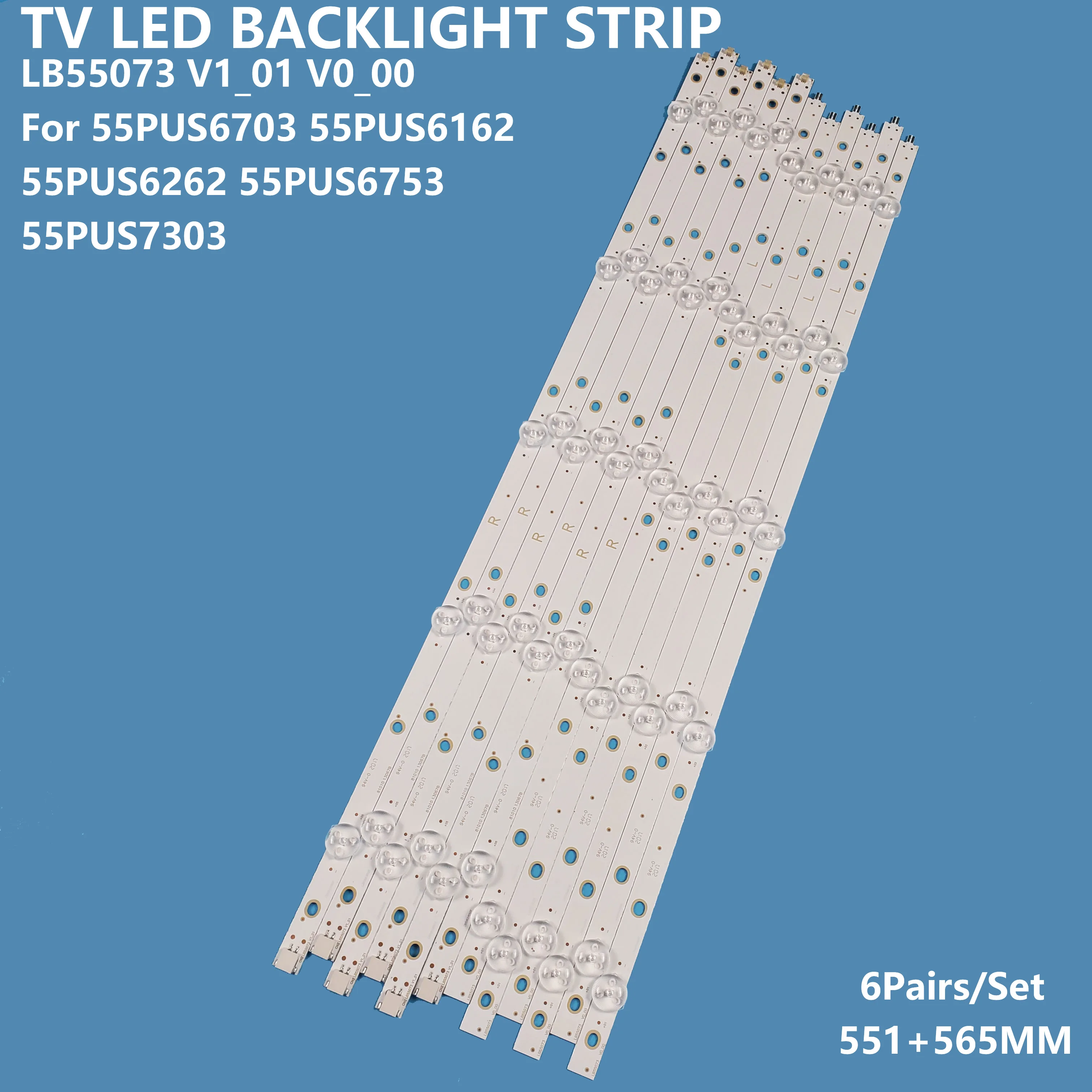 Per Tv Lcd Retroilluminazione Tubo Light Bar Muslim/_ 01/Lb55073_V1_01 Per Philips 55 Pus7503 55 Pus7303