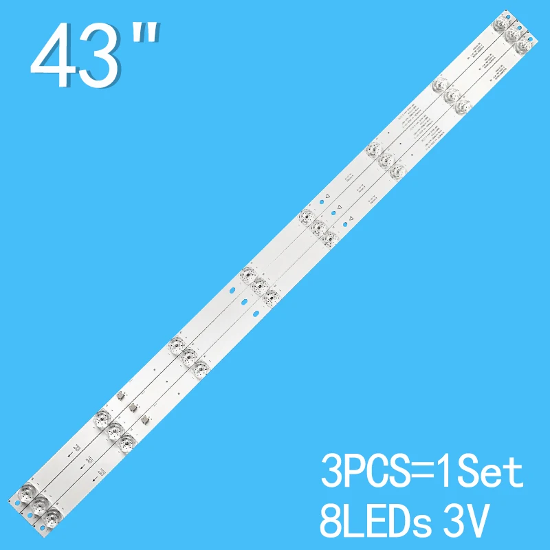 Lcd 8 Leds 770Mm Per Philips 43 "Tv K430Wdf 43 Pfs5034/60 K430Wdf K430Wdd1 K430Wdd1 A3 Muslimah