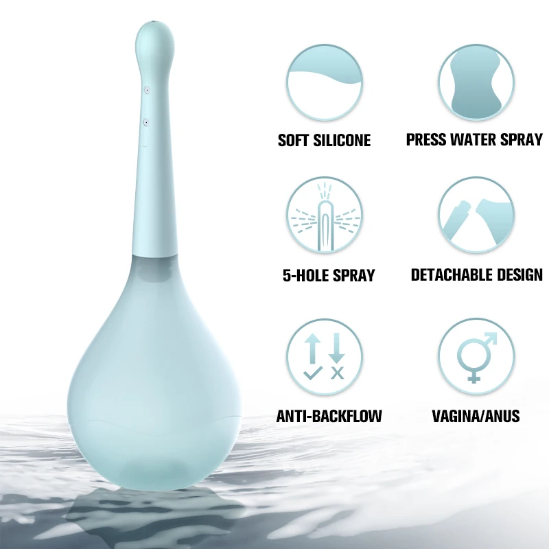 5 Fori Spray Water 150Ml Anale Douche Clistere Vagina E Pulitore Intestinale Giocattolo Del Sesso Negozio Di Prodotti Per Adulti Anti-Riflusso Ano Ron