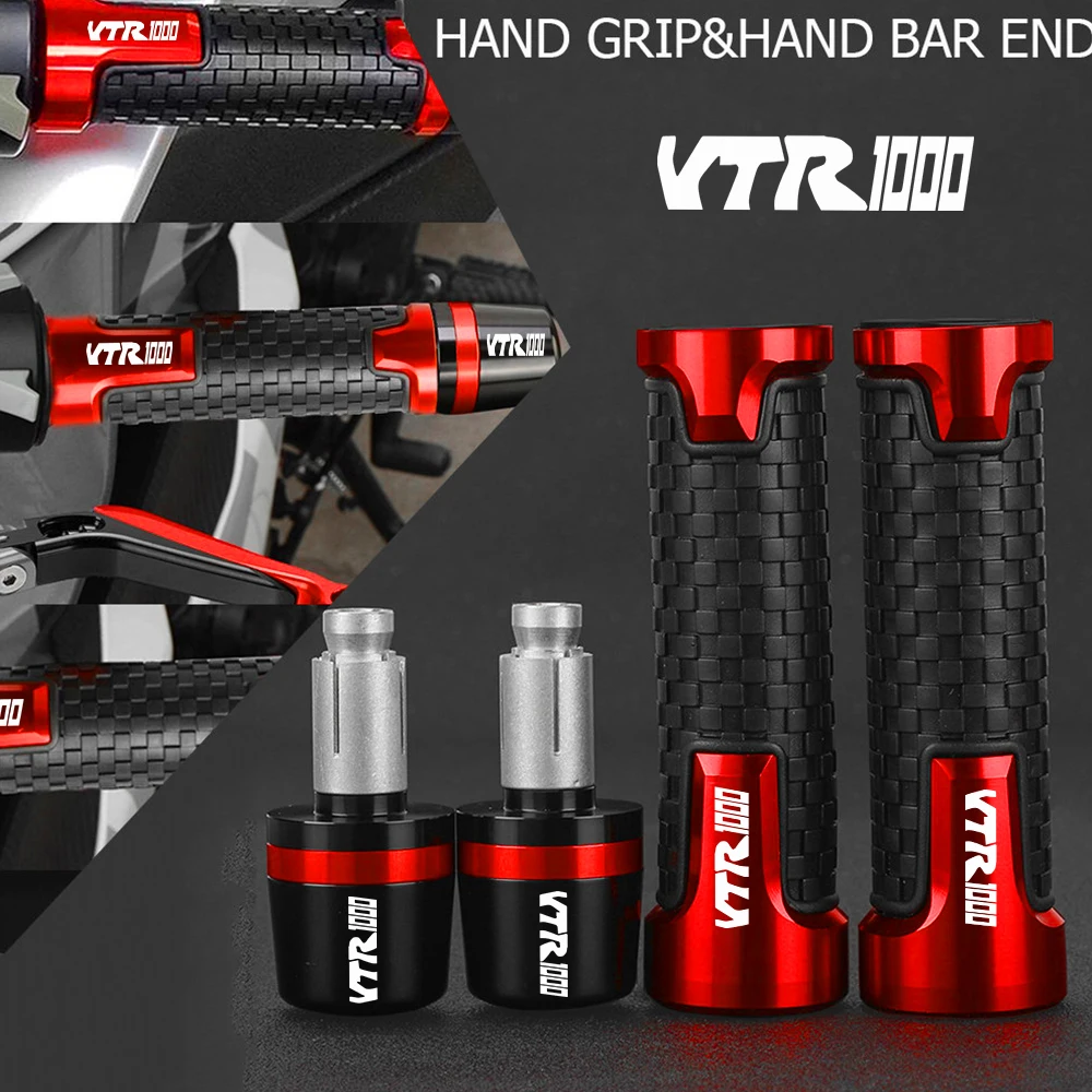 Moto Vtr 1000 Manubrio Grip End Manubrio Manopole Per Honda Vtr1000F/Firestorm Vtr 1000Fv/Fw/Fx/Firestorm 1997-2006 2005