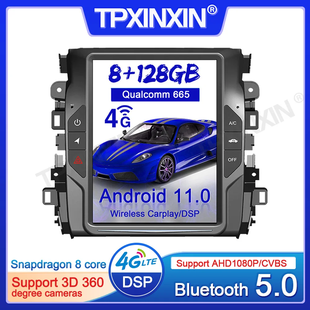 8 + 128 Wireless Carplay Per Honda Avancier 2017-2018 Car Multimedia Player Gps Navi Unit Autoradio Audio Stereo Cassette Recorder
