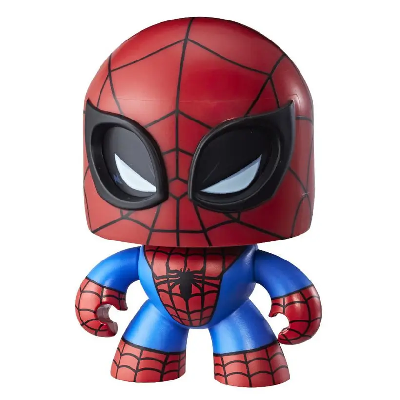 Spot Genuine 237 Mighty Muggs Marvel Spider-Man Captain America Strange Doctor Face Change Doll Model Hand Action Doll