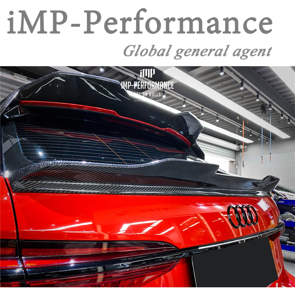 Accessori Per Auto In Fibra Di Carbonio Imp Performance Style C8 Rs6 Spoiler Posteriore Adatto Per Audi C8 Rs6 Avant Wing 2021-2022
