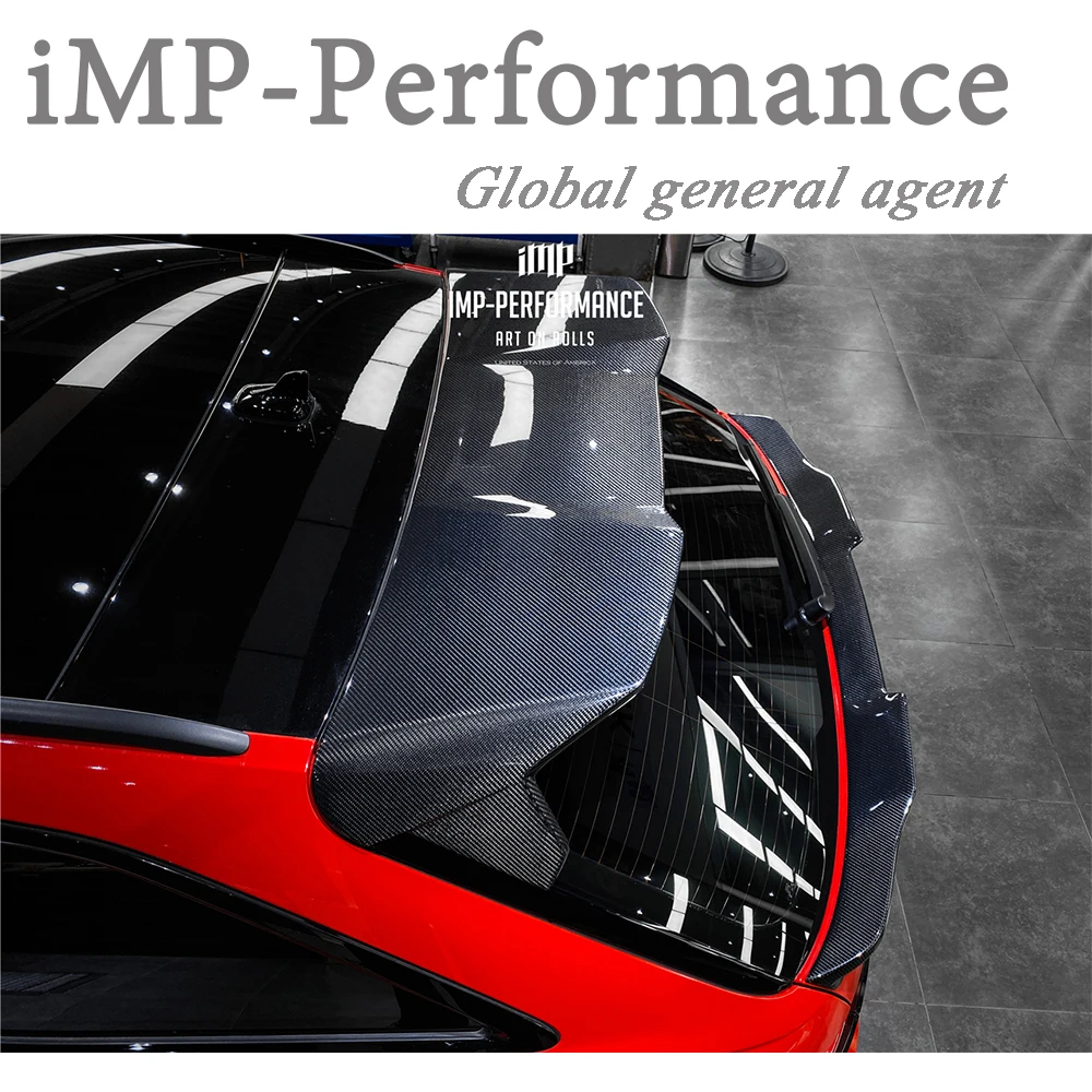 Accessori Per Auto Spoiler Rs6 In Fibra Di Carbonio Imp Performance Style Adatto Per Audi C8 Rs6 Avant Roof Spoiler Wing 2021-2022