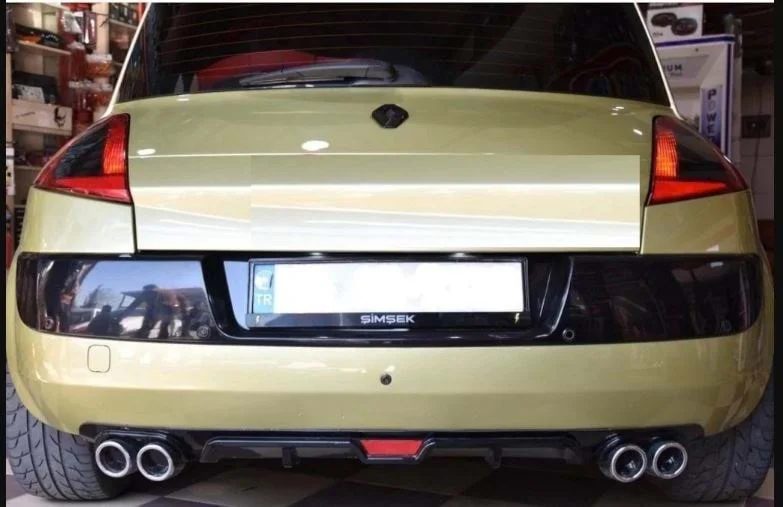 Audi Rs6 Silenziatore Cromato Infrangibile Dall'Aspetto Performance Diffusore Universale Nero
