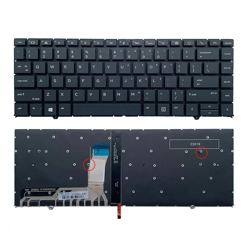 Per Hp Elitebook 1050 G1 Zbook Studio G5 X360 Hsn-Q11C Tastiera Retroilluminata Inglese Usa