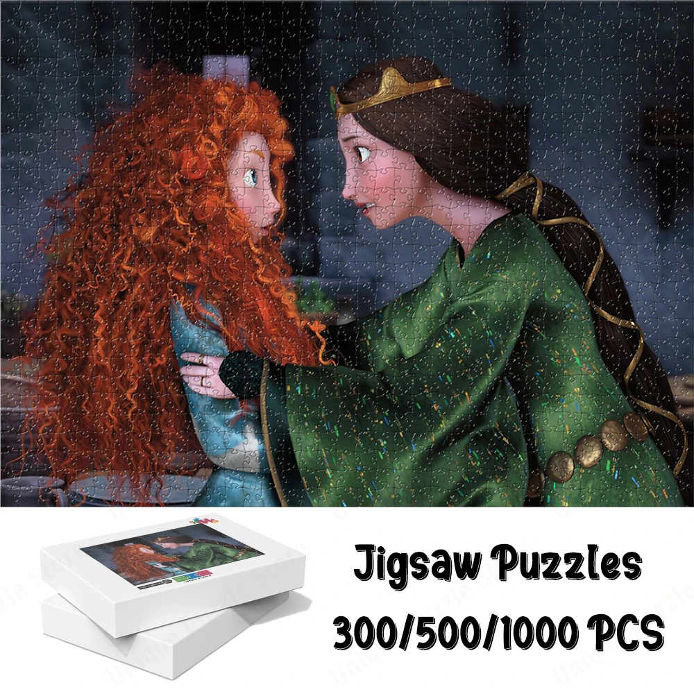 Disney Pixar Movies Brave Jigsaw Puzzle Princess Suzhou E Queen Eleonor Games And Puzzle Classic Disney Cartoons Toys Hobby