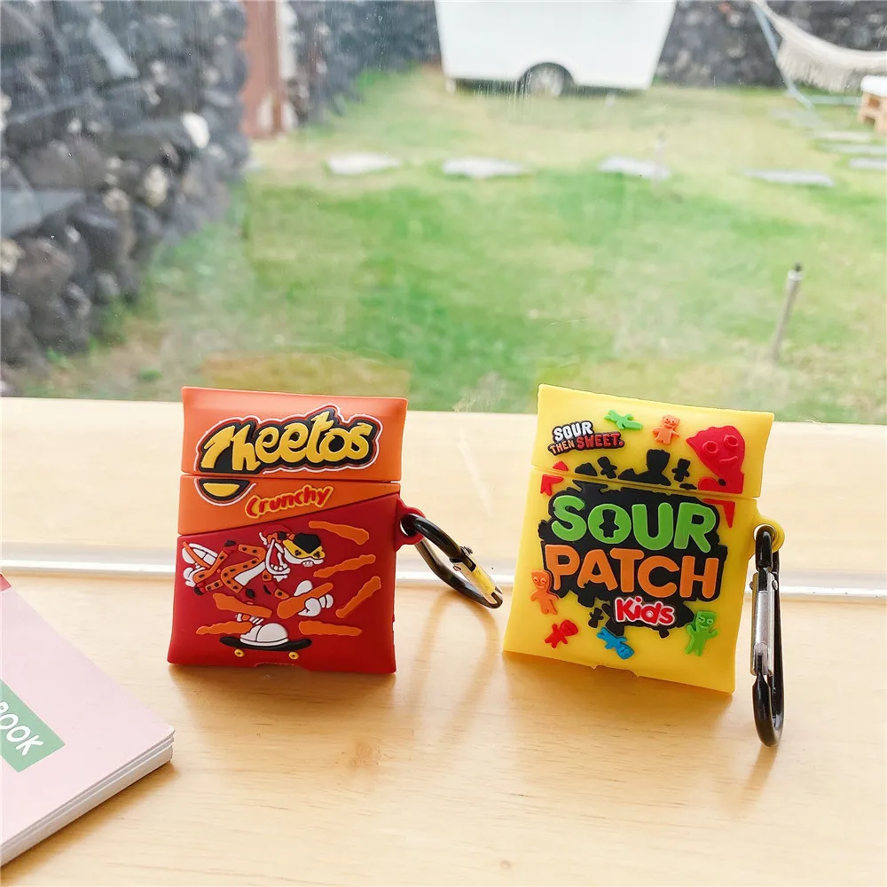 Chocolate Reeses Nerds Kitkat Sour Patch Kids Cheetos Custodia Per Auricolari Per Airpods Pro 3 2 1 Ben Jerry Auricolare Bluetooth Wireless