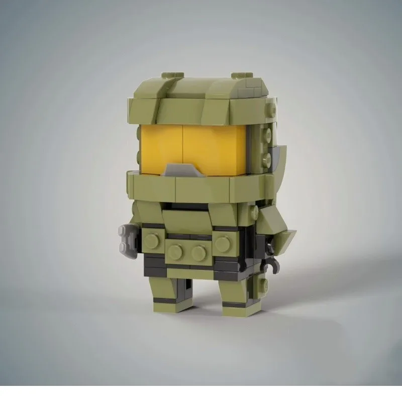 Plastica Abs Halo Master Chief Brickheadz Building Blocks Mini Action Figure Toys