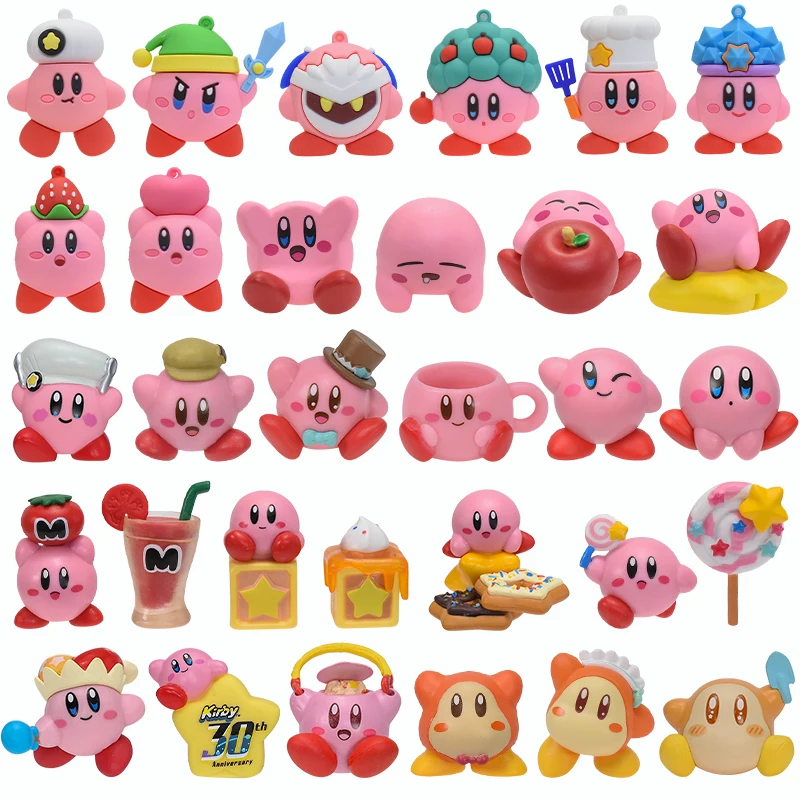 Hot Games Star Kirby Action Figures Toys Kawaii Mini Kirby Waddle Dee Figurine Collection Model For Kids Regali Per Bambini