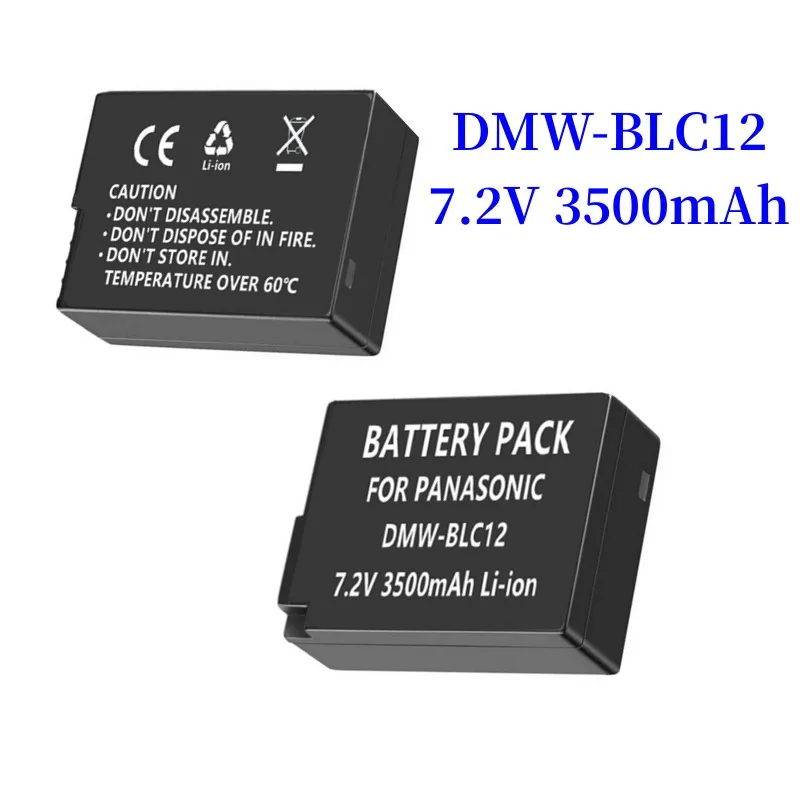 Confezione Da 1-5 3,5 Ah Kompatibel Mit Panasonic Dmw-Blc12,Dmw-Blc12E,Dmw-Blc12Pp Und Panasonic Lumix Dmc-G85,Dmc-Fz200,Dmc-Fz1000Battery