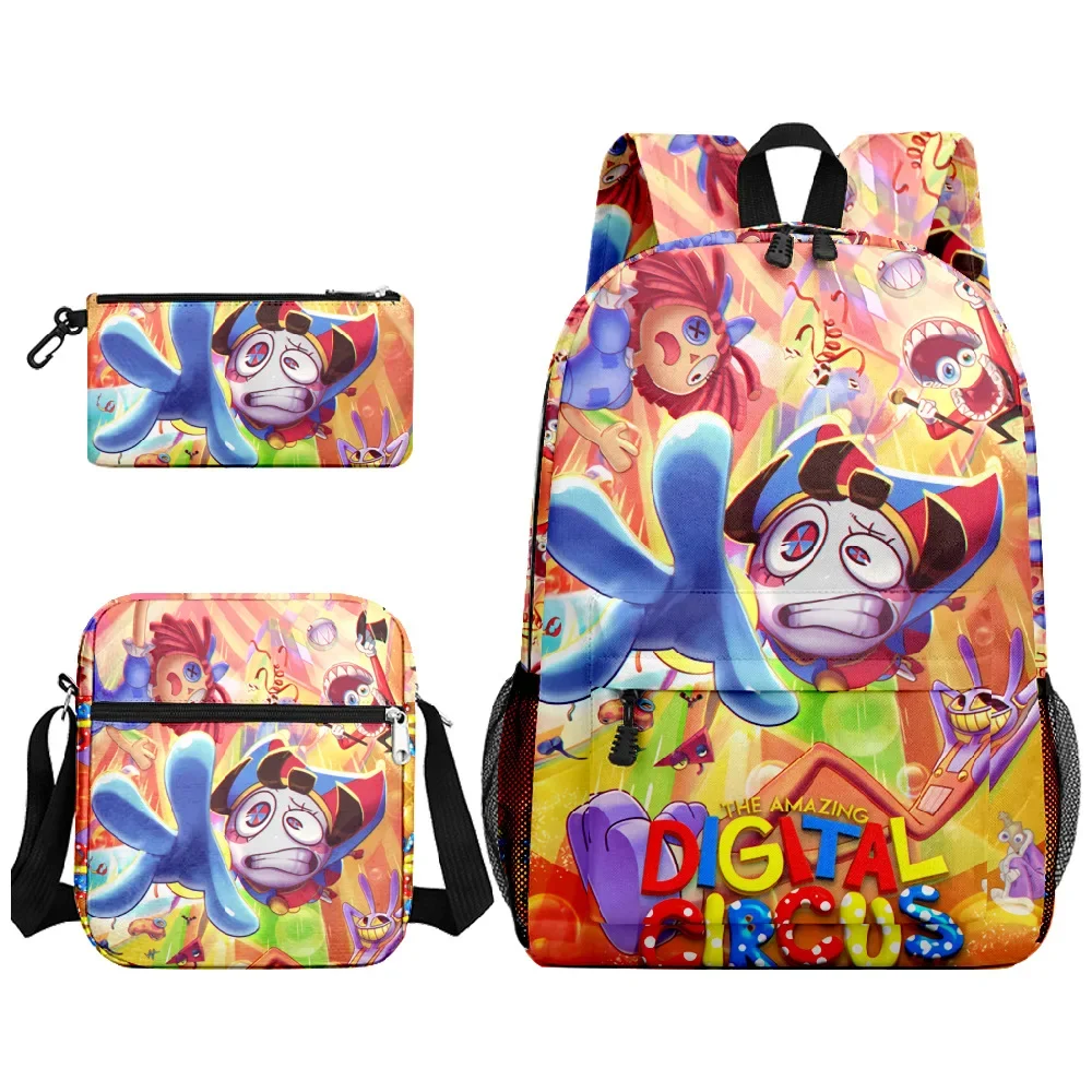 The Amazing Digital Circus Magical Digital Circus Student Fashion Casual Zaino School Bag Satchel Per Bambini Mochila