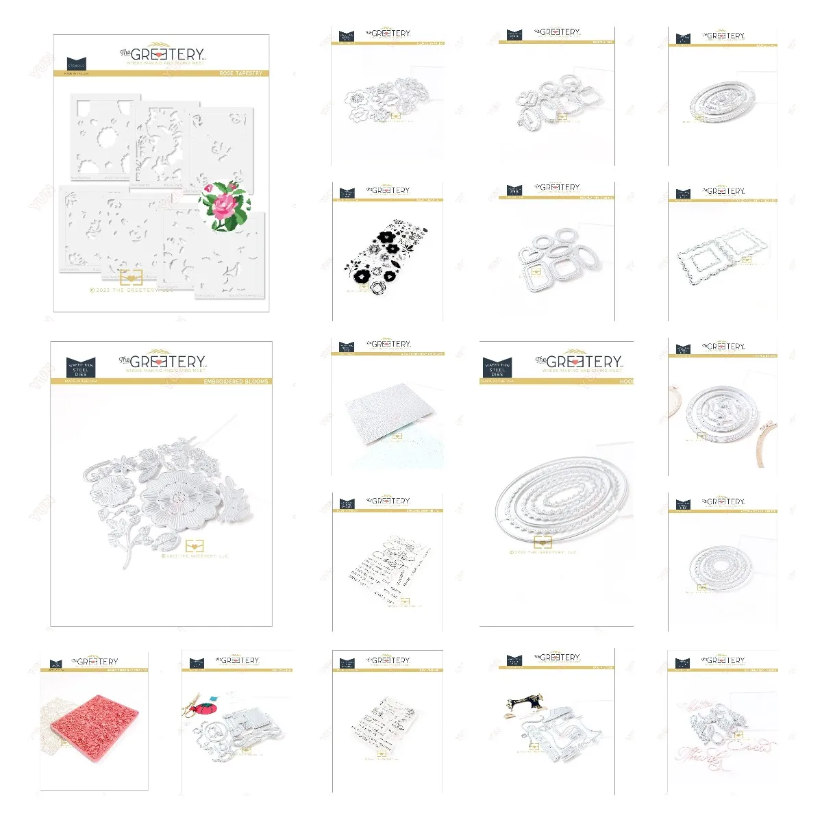 Hoopla Mini Inserti Oval Sew Vintage Rose Arazzo Francobolli Stencil Set New Metal Cutting Dies Scrapbooking Fai Da Te