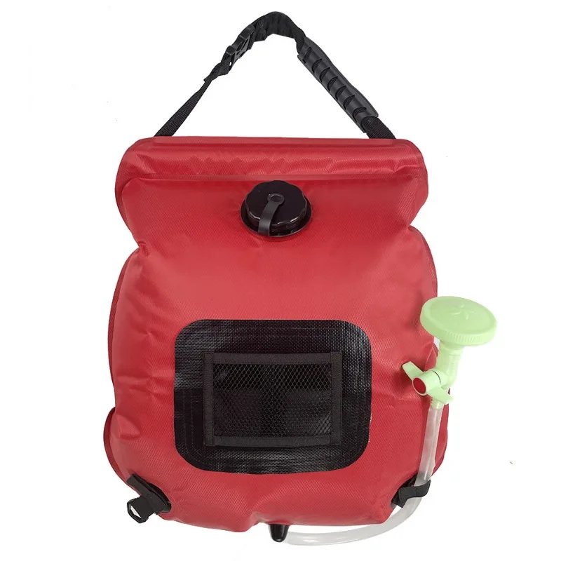 20L Outdoor Camping Shower Water Bag Riscaldamento Solare Doccia Portatile Campeggio Escursionismo Arrampicata Attrezzatura Da Bagno Ducha Portatil Ca