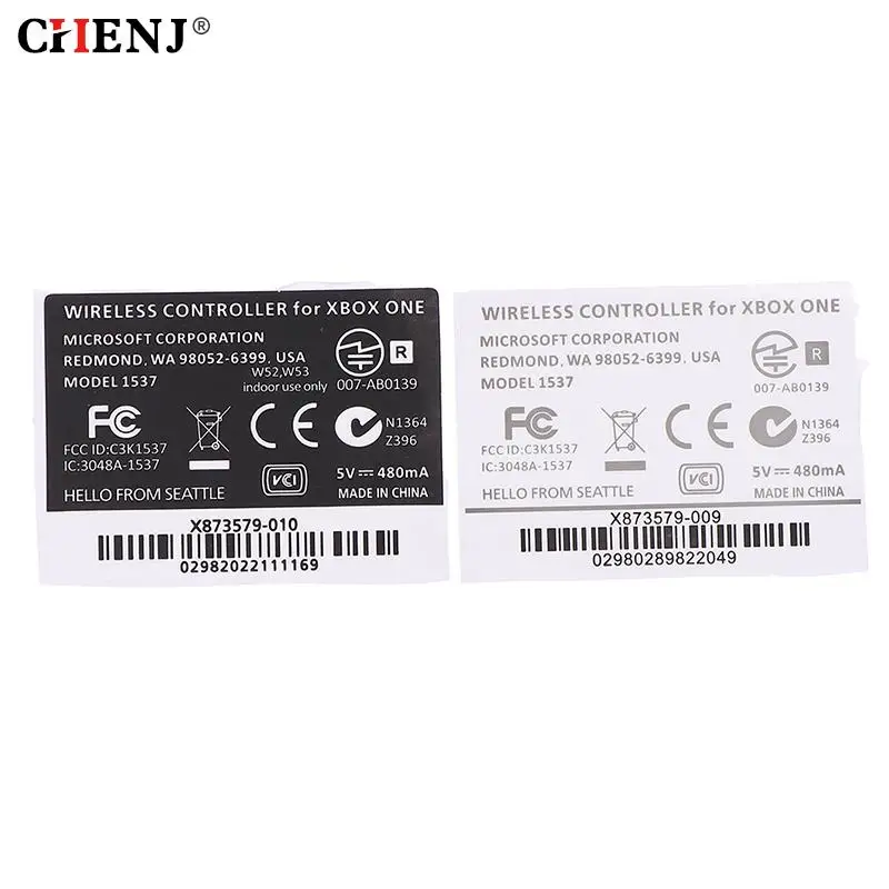 1 Pz/2 Pz Etichetta Sigilli Adesivo Per Xbox Una Serie Controller Wireless Adesivo Componente Di Gioco Игровой Компонент Наклейка Этикетка