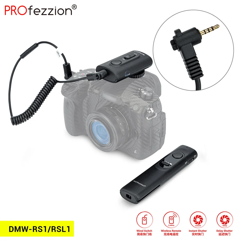 Accessori Di Controllo Di Scatto A Distanza Senza Fili Per Panasonic Fz2000 Fz1000 Fz 300 Fz200 Fz150 Fz100 Fz50S Fz50K Fz50 Fz30S