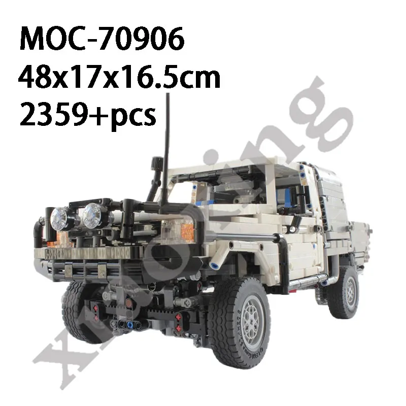 Nuovo Moc-70906 Automobile Building Block Fuoristrada Pickup Truck Climbing Truck Boy Gift Assembly Model Assembly Puzzle Toy