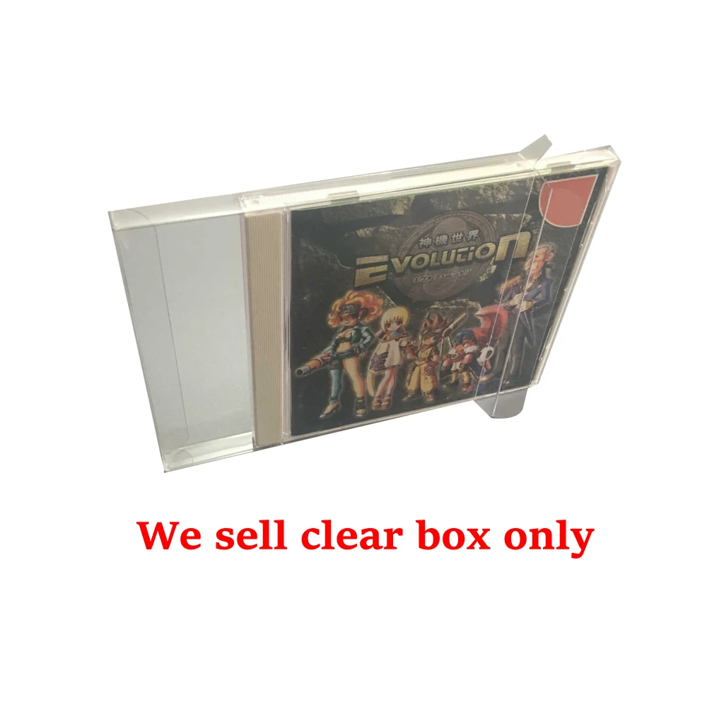 Scatola Trasparente Trasparente Per Dreamcast Dc7 Cd Scatola Per Animali Domestici Con Display Per Uso Speciale