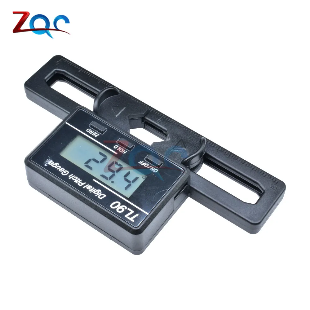 Tl90 Lcd Digital Pitch Gauge Righello Strumento Di Misura Per T-Rex 250 450 500 550 600 700 Sistema Rotore Rc Elicottero