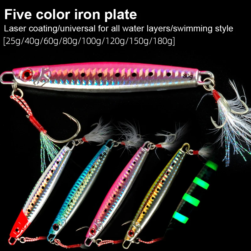 Esca Da Pesca Slow Drop Micro Cast Metal Jig Micro Jig Shore Casting Jigging Spoon Rock Fishing Esche Da Pesca In Acqua Salata