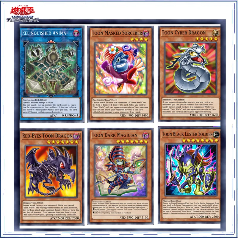 Fai Da Te Yugioh Card Master Duel Gioco Da Tavolo 69 Pz/Set Carte Yugioh Toon World Deck Carta Da Gioco Giapponese Inglese