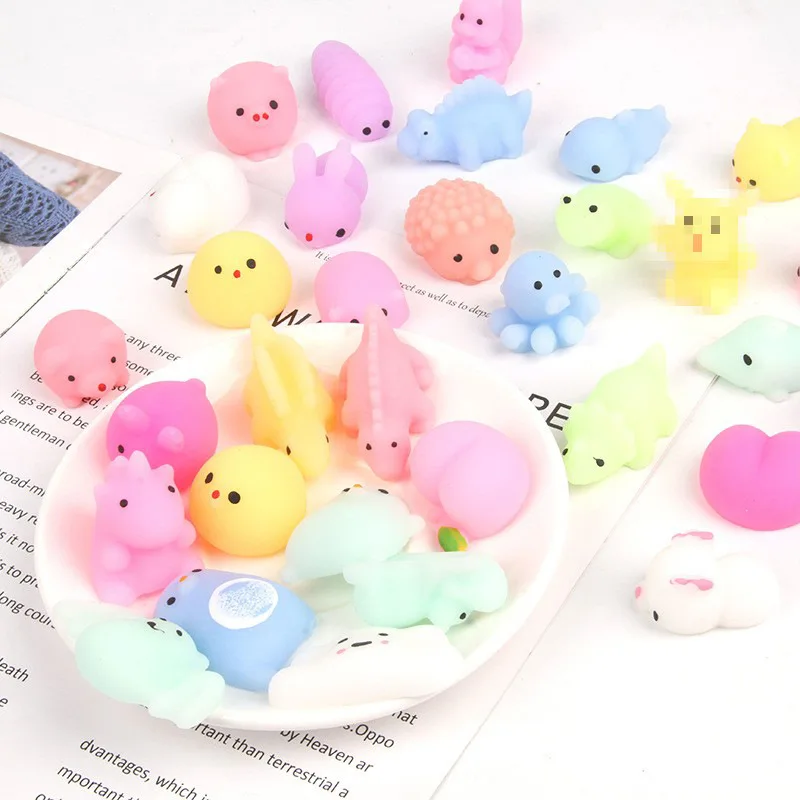 10Pcs Mochi Squishy Toys, Bomboniere Per Bambini Kawaii Mini Squishy Toy, Giocattoli Antistress Premi In Classe Regali Per Feste Di Compleanno