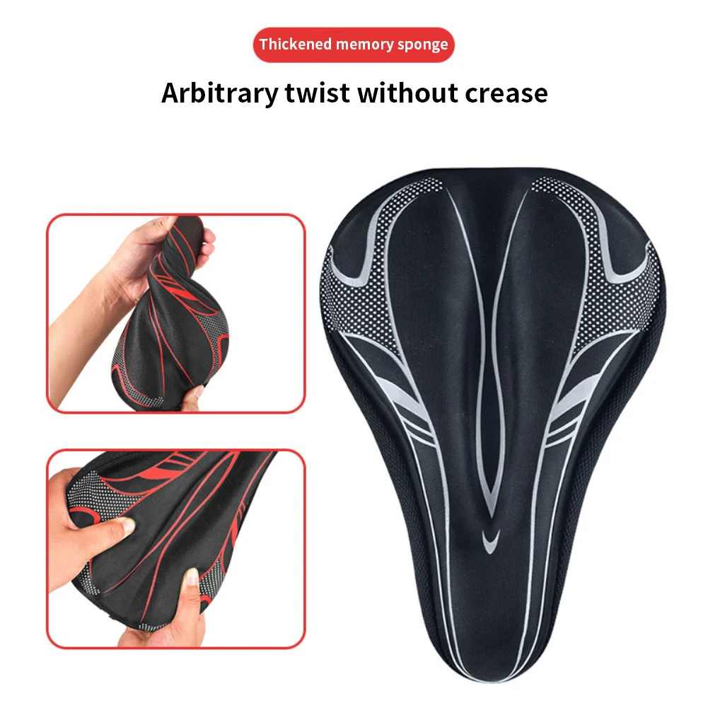 Coprisella Per Bicicletta In Gel 3D Uomo Donna Mtb Road Cycle Selle Velo Route Coprisella Bici Asiento Bicicleta Gel Soft Bike Seat Cover