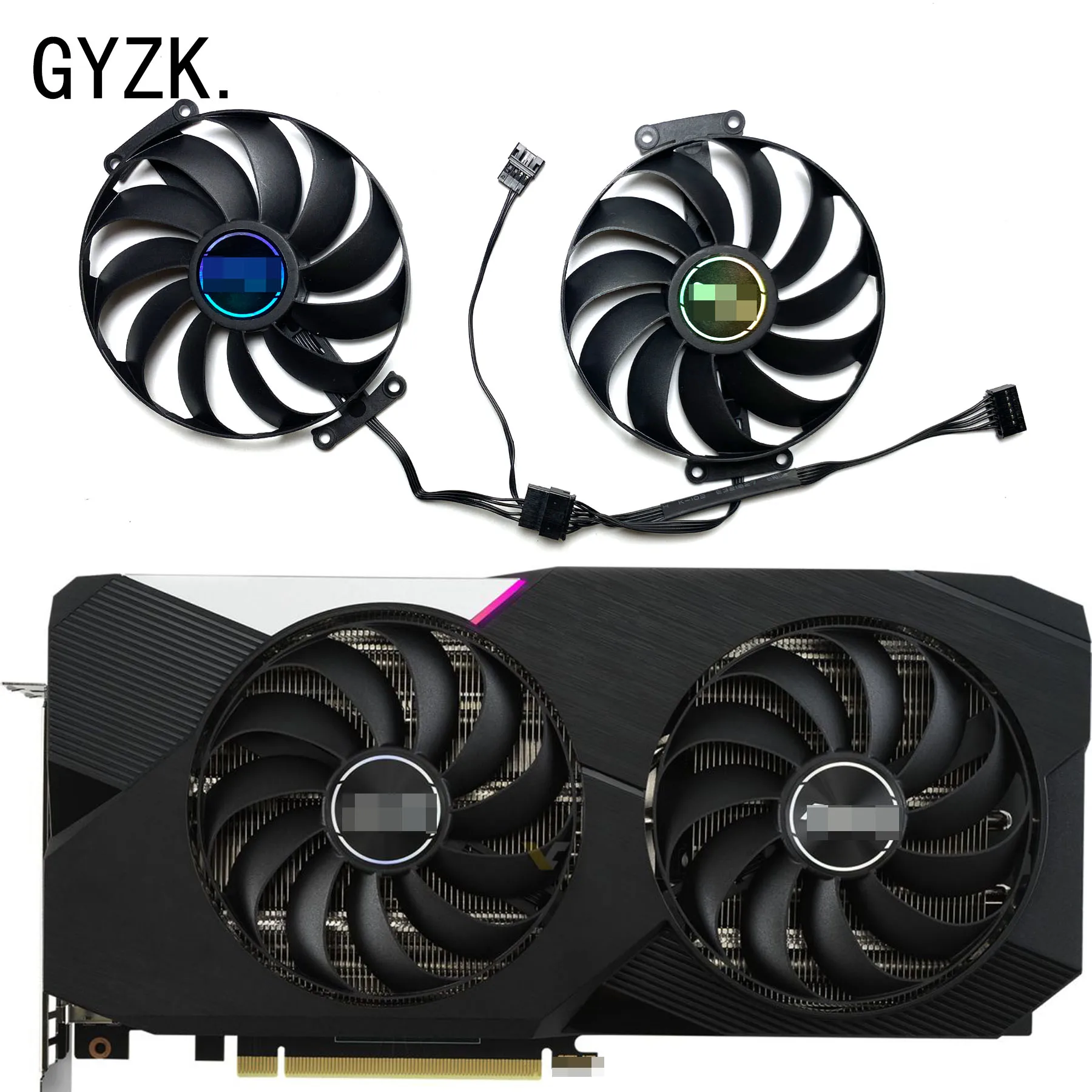 Nuovo Per Asus Geforce Rtx3060 3060Ti 3070 Ventola Di Ricambio Per Scheda Grafica Dual Oc T129215Su