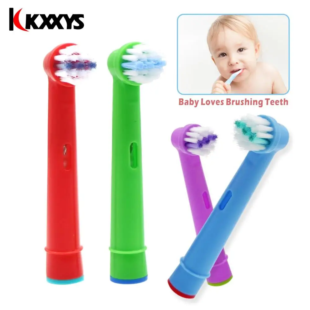 8 Pezzi Testine Per Bambini Spazzolino Da Denti Per Oral B Eb-10A Smartseries/Advance Power/Pro Health/Triumph 5000 Inkl 6000