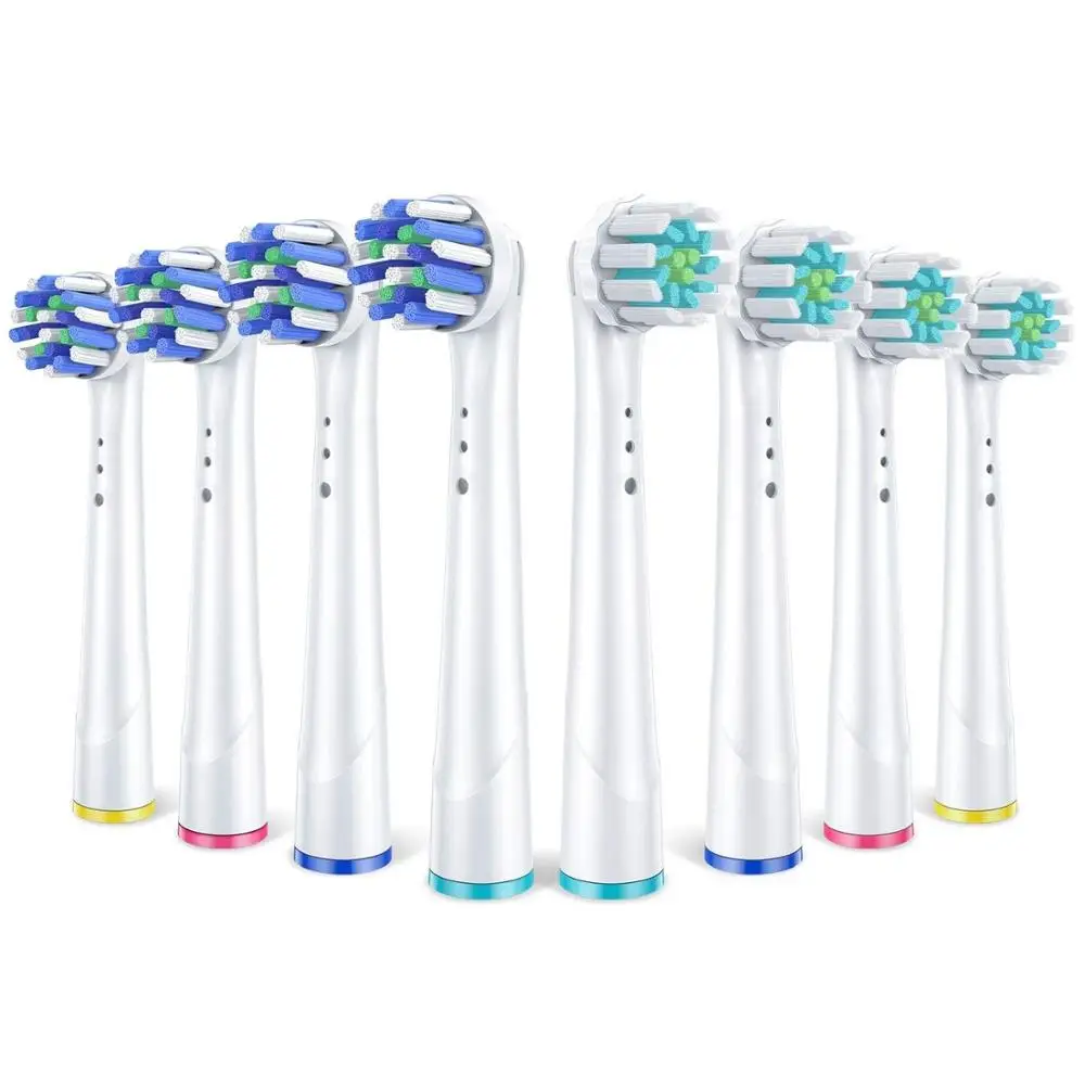 4 Testine Di Ricambio Per Spazzolino Elettrico Crossaction E 4 Sensibili Gum Care Per Oral B Pro 1000 3000 5000 6000 7000
