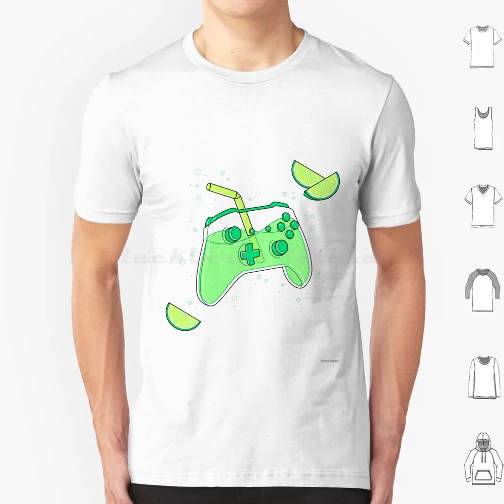 Gamer Fuel Videogioco Controller T Shirt Uomo Donna Bambini 6Xl Mountain Dew Soda Pop Soda Pop Controller Videogioco Videogioco Video