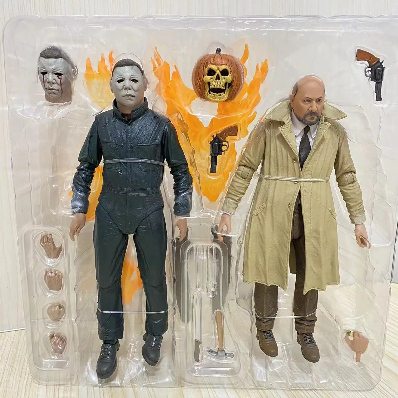 Halloween 2 Neca Ultimate Michael Myers Dr Loomis Action Figure Modello Da Collezione Bambola Giocattolo Regalo 18Cm