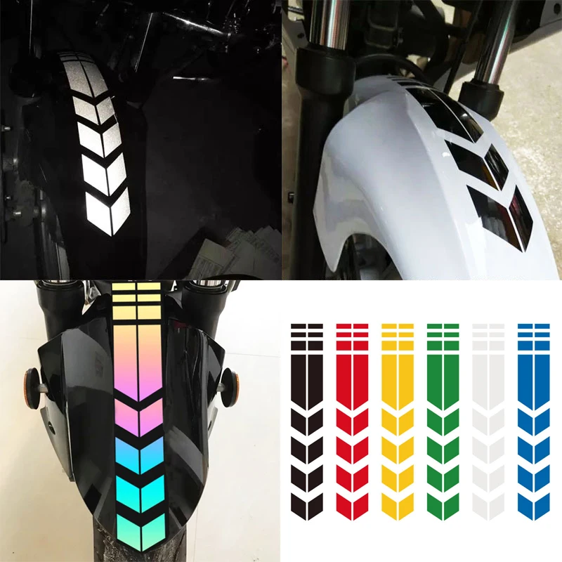 Moto Freccia Stripe Sticker Fender Decalcomania Riflettente Impermeabile Per X Adv 750 Accessori Africa Twin 1100 Adventure Sports