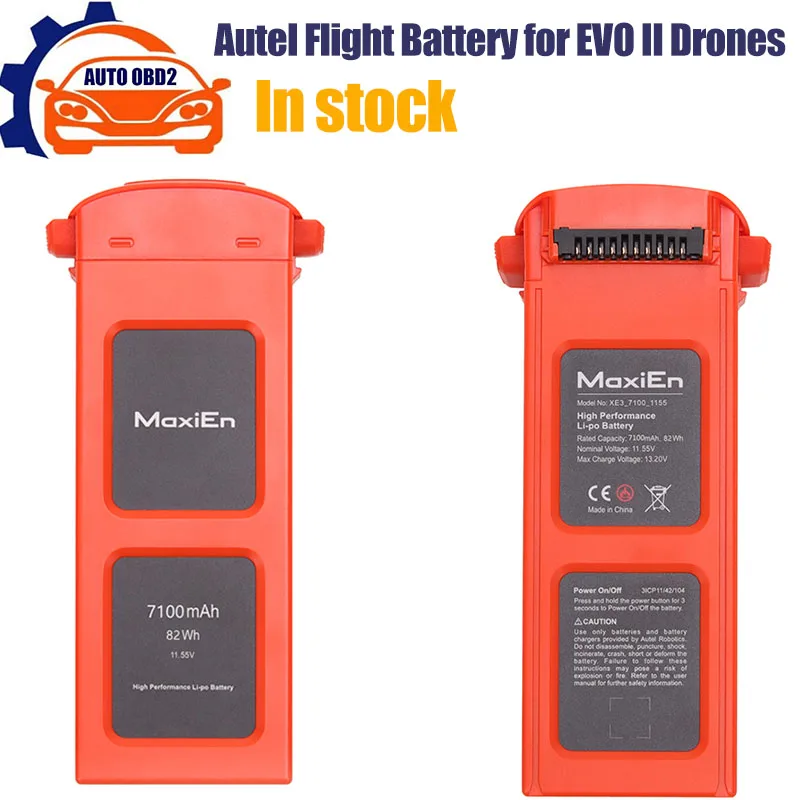 Autel Robotics Flight Battery 7100Mah Li-Po Batterie Di Ricarica Per Autel Robotics Evo 2/ Pro/ Dual Hd Camera Drone