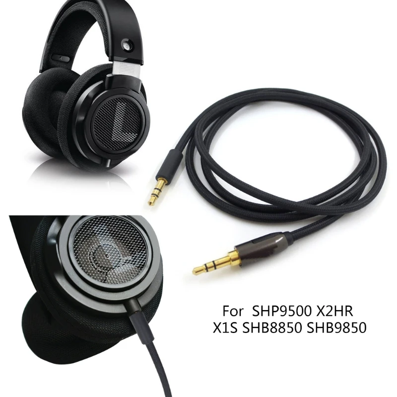 3.5 Millimetri Di Ricambio Per Cuffie Stereo Audio-Cavo Per Philips Shp9500 X2Hr X1S R9Cb