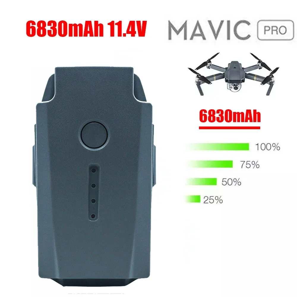 Batteria Di Volo Intelligente Lipo 3830/6830Mah Compatibile Per Dji Mavic Pro Dji Mavic Pro Platinum Dji Mavic Pro Alpine Whitedrone