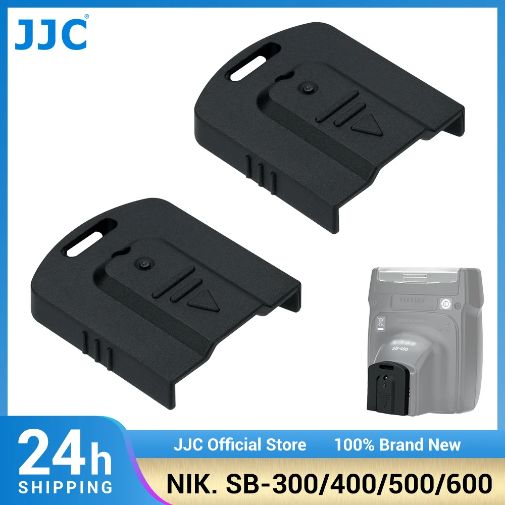 Jjc 1/2 Pcs Hot Shoe Cover Contact Protector Abs Flash Light Cap Compatibile Con Nikon Speedlight Sb-300 Sb-400 Sb-500 Sb-600