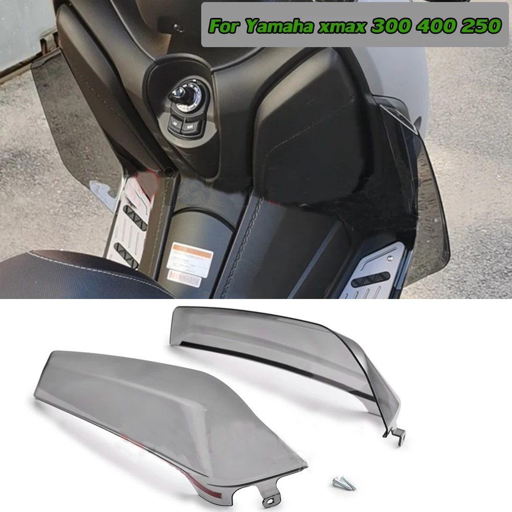 Motorcycle Accessories X-Max 300 Windshield Wind Deflector Legguard Side Cover Leg Shield Guard For Yamaha Xmax300 Xmax 250 400