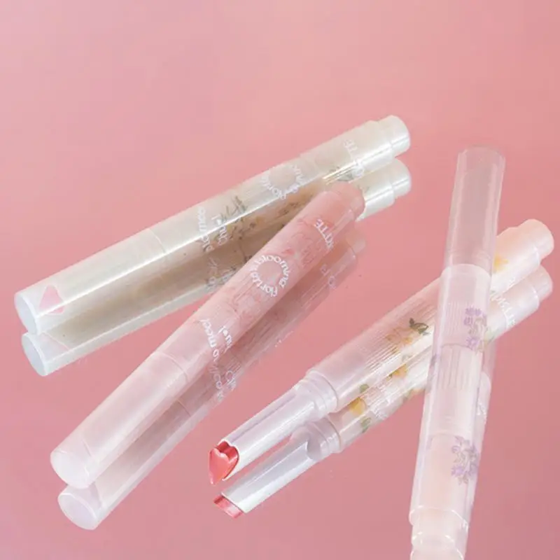Flortte Chu Jelly Lipstick Floria First Kiss Love Series Pen Mirror Water Light Lip Glaze Hydrating Water Women Beauty Cosmetics