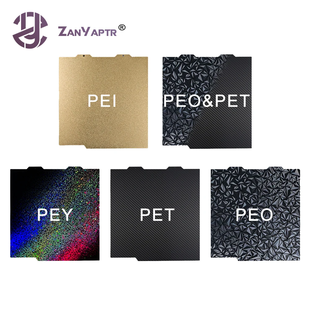 Per Bambu Lab A1 Mini Textured Pei Sheet 180X180 Build Plate Double Sided Carbon Spring Steel Sheet Stampante 3D Per Bambulab