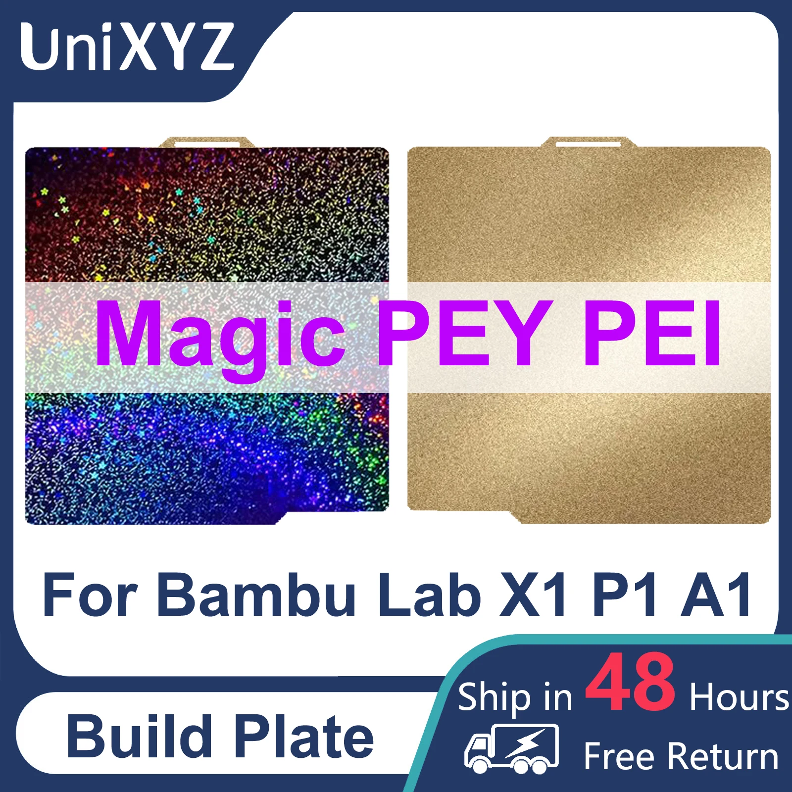 Dual Textured Smooth Pei Peo Pet Pey Buildplate Per Bambu Lab X1 X1C X1 Carbon Combo P1S P1P A1 Mini Piastra Magnetica A Molla