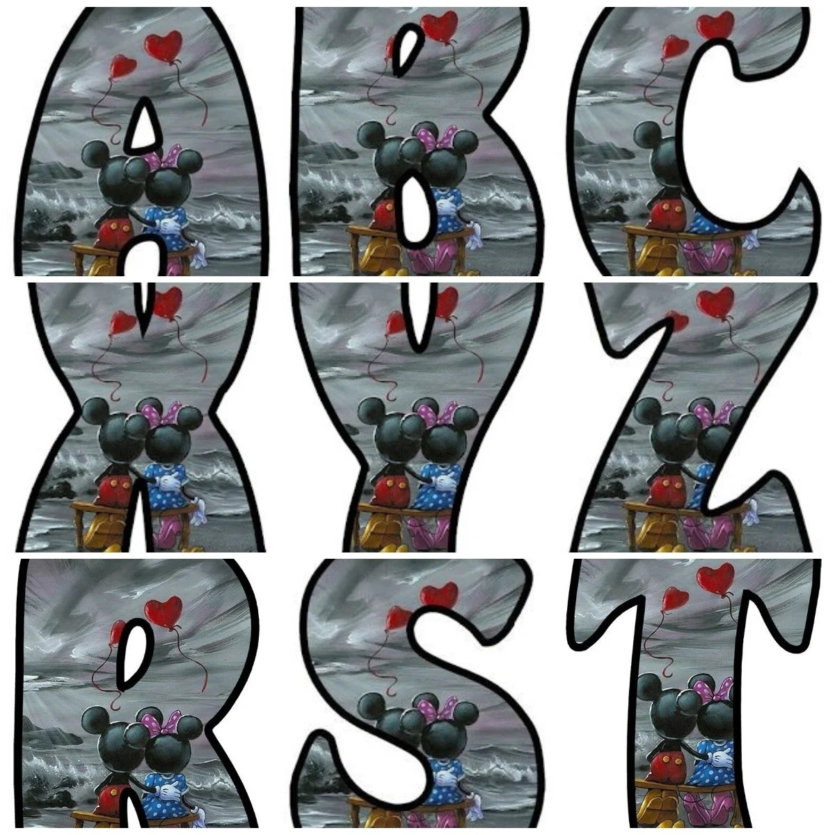 Fai Da Te 5D Pittura Diamante Arte Disney Cartoon Topolino 26 Lettera Alfabeto Inglese Fai Da Te Nome Personalizzato Matrimonio Decorazioni Per La Cas