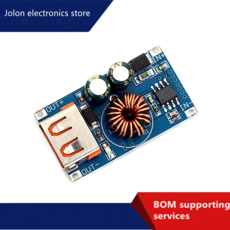 Módulo Reductor Usb Dc De 12V Y 24V A Qc2.0, Placa De Carga Rbaspida Qc3.0 Para Telefono Móvil, Cargador Ralpido Para Apple, Huawei